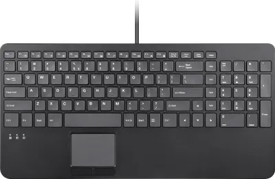 Zdjęcie produktu dla Perixx PERIBOARD-534 H DE Kabelgebundene USB Tastatur - mit Touchpad und 2x (PERIBOARD-534 H DE)