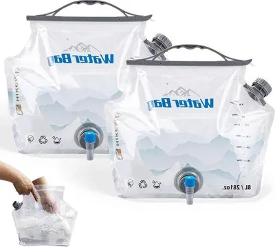 Produktbild von Famanu Wassercontainer 8L - Faltbar, mit Auslaufhahn, transparent