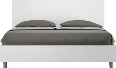 Produktbild von ITYHOME - Bett ohne Lattenrost 160x190 Esche weiß New Egos