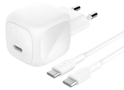 Produktbild von Belkin BOOST Charge USB-C 45W PD PPS+USB-C Kab.ws WCA013kq1MWH-B6