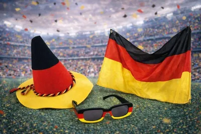 Produktbild von Deutschand Fan Set- 3 Teile, Fußball. EM, WM