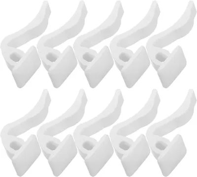 Produktbild von Heizkörperclips 10 Stück, 6.2 mm, hitzebeständiger Kunststoff, für Heizkörpergitter