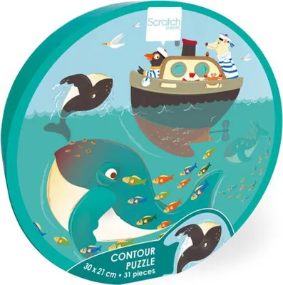 Produktbild von puzzlespiel Walvissen junior 30 x 21cm Karton 31-teilig