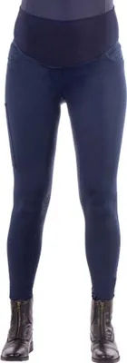 Produktbild von QHP Umstandslegging Vollbesatz, Farbe:navy, Größe:38