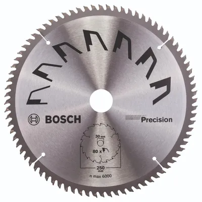 Immagine prodotto di Lama per sega circolare Bosch PRECISION, fai da te, 250 x 30 x 3,2 mm, 80