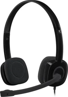 Produktbild von Logitech 981-000587, Kabelgebunden, Büro/Callcenter, 20 - 20000 Hz, 80 g, Kopfhörer, Schwarz