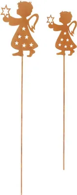 Produktbild von TrendLine Deko Stecker Engel H: 95 cm rost