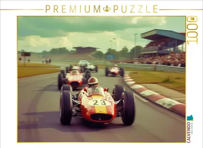 Produktbild von CALVENDO Puzzle Ein Motiv aus dem Kalender Formel 1 um 1960 | 1000 Teile Lege-Größe 64 × 48 cm Foto-Puzzle für glückliche Stunden
