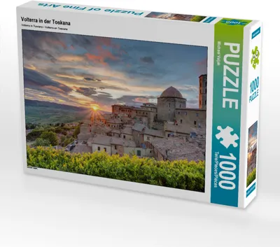 Produktbild von CALVENDO Puzzle Volterra in der Toskana | 1000 Teile Lege-Größe 64x48cm Foto-Puzzle für glückliche Stunden
