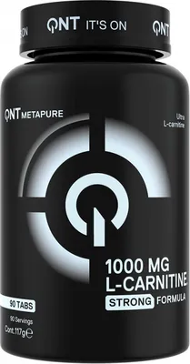 Produktbild von QNT Maxi L-Carnitine 1000 mg (90 Tabs) Unflavored - Diät & Gewichtsmanagement - L-Karnitin