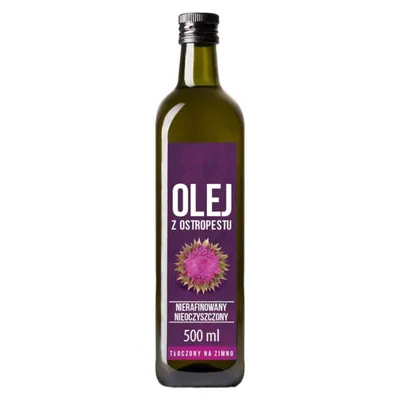 Produktbild von VITAFARM Mariendistelöl 500ml - Kaltgepresst, Unraffiniert