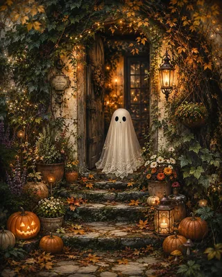 Diamond Painting Halloween Geist, 30x40 cm, DIY Bastelset