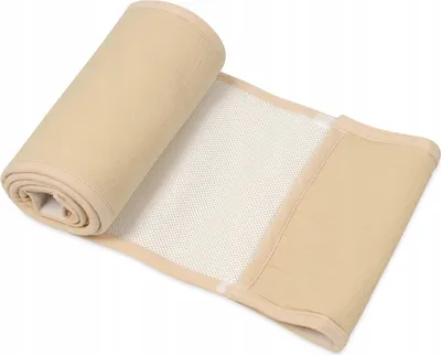 Produktbild von Mull-Bettchenschutz 180x30 cm Creme / Baby Matex