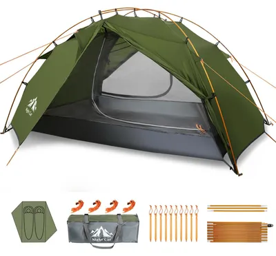 Produktbild von Zelt Campingzelt Kuppelzelt Trekkingzelt - Wasserdicht - 2 Personen - 3000 mm
