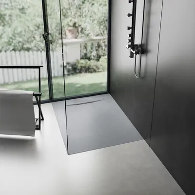 Zdjęcie produktu dla Brodzik prysznicowy Bazalt Grey 90x90