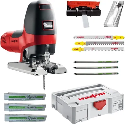 Produktbild von Mafell Präzisionsstichsäge P1cc MaxiMAX 230 V + 3x Zollstock + 3x Bleistift