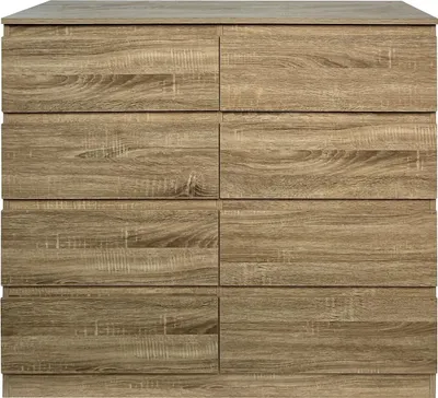 Produktbild von Kommode 8 grifflose Schubladen Thekla Sonoma