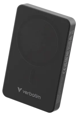 Zdjęcie produktu dla Verbatim Charge 'n' Go Essentials, 10000 mAh, Quick Charge 3.0, Bezprzewodowe ładowanie, 35 W, Czarny