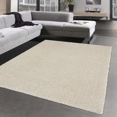 Zdjęcie produktu dla Miękki i ciepły dywan do salonu • Unidesign w kolorze kremowym, wymiary: 160 x 230 cm
