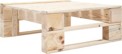 Immagine prodotto di The Living Store Sgabello pallet da giardino in legno