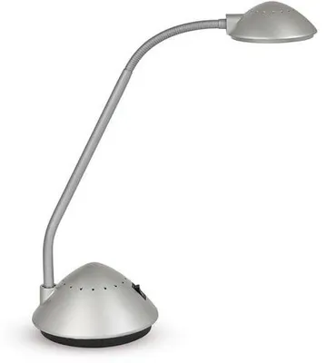 Produktbild von MAUL Tischleuchte MAULarc LED 3.000 K Standfuß silber
