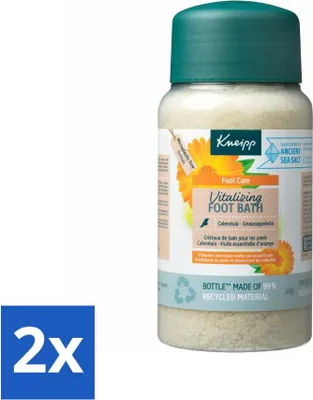 Produktbild von Kneipp Fußbadesalz - Vitalisierend - Zitrusduft - 600 g - Vorteilspack - 2 Stücke