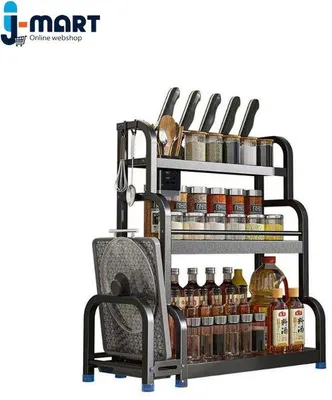 Obrázek produktu pro Organizér do kuchyně – multifunkční odkládací stojan – 58 x 22 x 58 cm – stojan – organizér do kuchyně