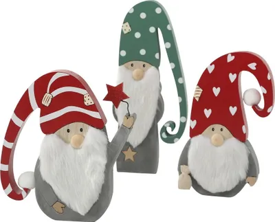 Produktbild von Dekofigur Holger Wichtel Weihnachtsmann H ca. 22- 30 cm  Stückpreis