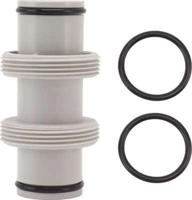Immagine prodotto di Adattatore per tubi da piscina, da 1,5 pollici a 1,5 pollici, raccordo diritto, raccordo per tubi da piscina, raccordo per tubi da piscina con filettatura per Intex