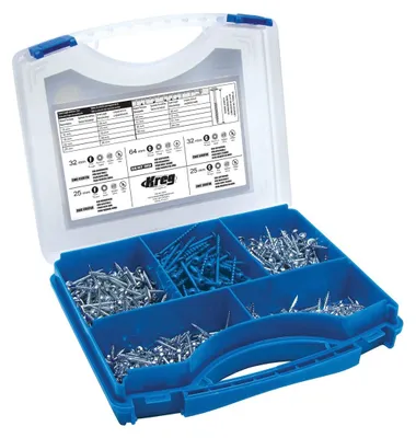 Immagine prodotto di Set di viti a testa tonda KREG 675 pezzi 25mm 32mm 64mm SK03-INT
