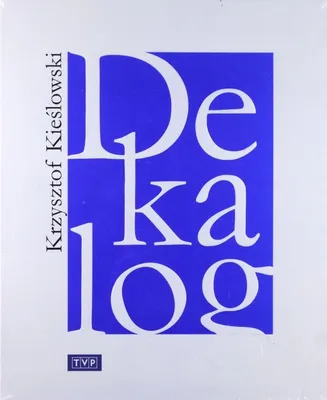 The cover of a Blu-ray box set for the film series "Dekalog" by Krzysztof Kieślowski.