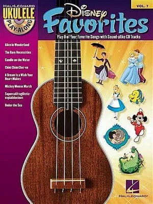 Zdjęcie produktu dla Disney Favorites - Ukulele Play-Along Volume 7 Book/Online Audio