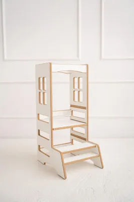 Produktbild von CLASSIC - Montessori Lernturm Kitchen Helper Kinderplattform Küchenturm