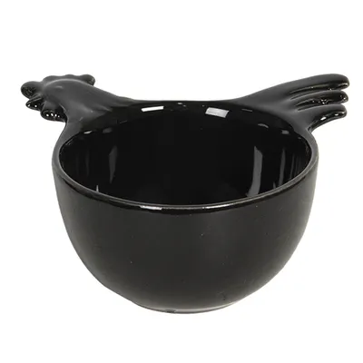 Produktbild von Clayre & Eef Messlöffel 14x13x7 cm Schwarz Keramik Hahn