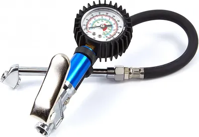 Obrázok produktu pre Pištoľ na hustenie pneumatík s manometrom 0 - 15 bar 0 - 220 PSI