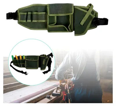 Produktbild von Werkzeugtasche für Elektriker und Bauarbeiter, Tragbare Gürteltasche, Organizer für Werkzeuge