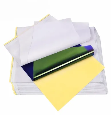 Produktbild von Tattoo Transferpapier - 4-lagiges Stencil Papier für Thermodruck - 50 Blatt - A4