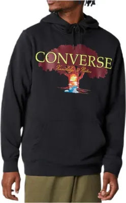 Immagine prodotto di Felpa con cappuccio Converse Uomo Albero della Vita Nero XL