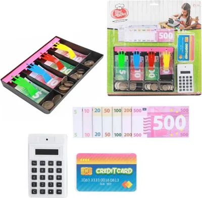 Image de Caisse pour enfants avec calculatrice Pièces Billets Caisse pour enfants 56