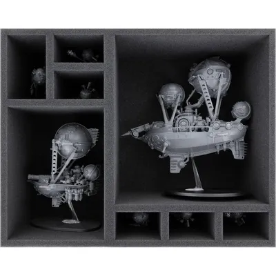 Zdjęcie produktu dla Wkładka z pianki do figurek Kharadron Overlords z 8 przegrodami