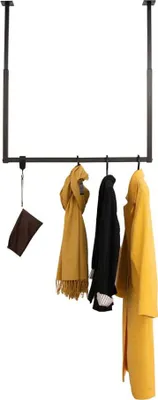 Produktbild von HOME DELUXE Garderobenleiste SWAY - ausziehbar|Kleiderstange Industrial, Handtuchhalterung