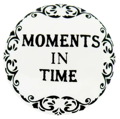 Möbelknopf, Knauf Keramik 37 mm, Moments in Time antikweiß