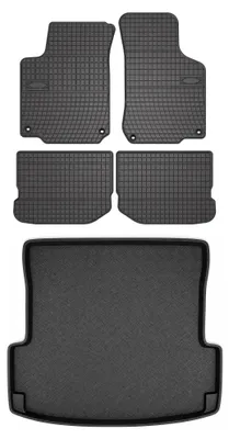 Obrázok produktu pre Gumové autokoberce SolidPRO + vaňa kufra pre: Skoda Octavia I 1996-2004 sedan 5 ks
