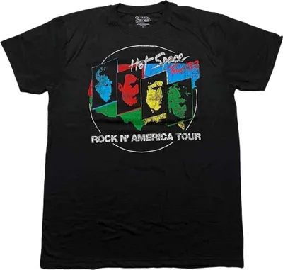 Immagine prodotto di Queen Hot Space Tour '82 Black L T-shirt
