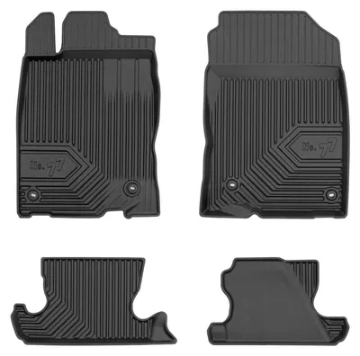 Imagen del producto de Alfombrillas de goma para Honda CR-Z 2010-2016 (hatchback) – juego de 4 piezas, negras, a medida