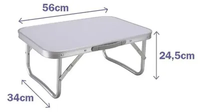 Produktbild von Table Klapptisch Marbueno Weiß 56 x 24 x 34 cm