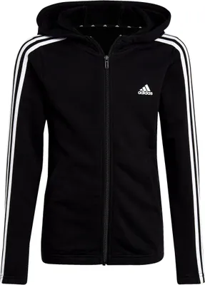 Produktbild von Sweatshirt Adidas Essentials 3 Stripes "NERO" für Kinder