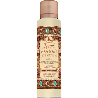 Immagine prodotto di Tesori d'Oriente Deo Profumo Byzantium Rosa Nera e Labdano 150ml