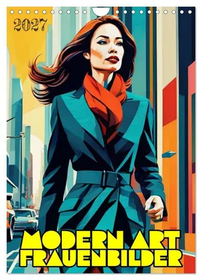 Produktbild von Modern Art Frauenbilder (Wandkalender 2027 DIN A4 hoch), CALVENDO Monatskalender