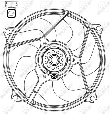 Obrázok produktu pre Ventilátor Chladiča Citroen Xsara Picasso 99-